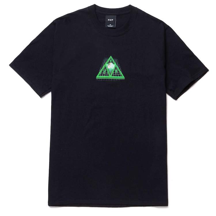 HUF Digital Dream Triple Triangle S/S T-Shirt Black
