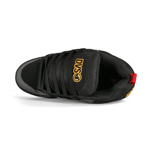 DVS Comanche Black/Charcoal/Gum/Gold Fusion Nubuck Shoes