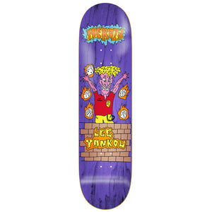 Heroin Skateboards Lee Yankou Dead Toons Skateboard Deck 8.25"