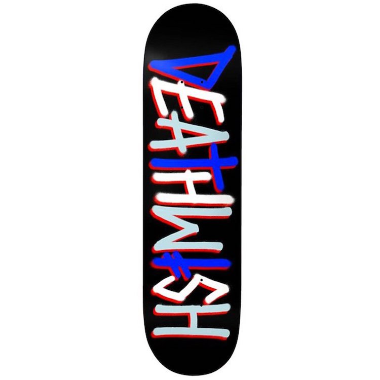 Deathwish Skateboards Deathspray Multi Blue Skateboard Deck 8