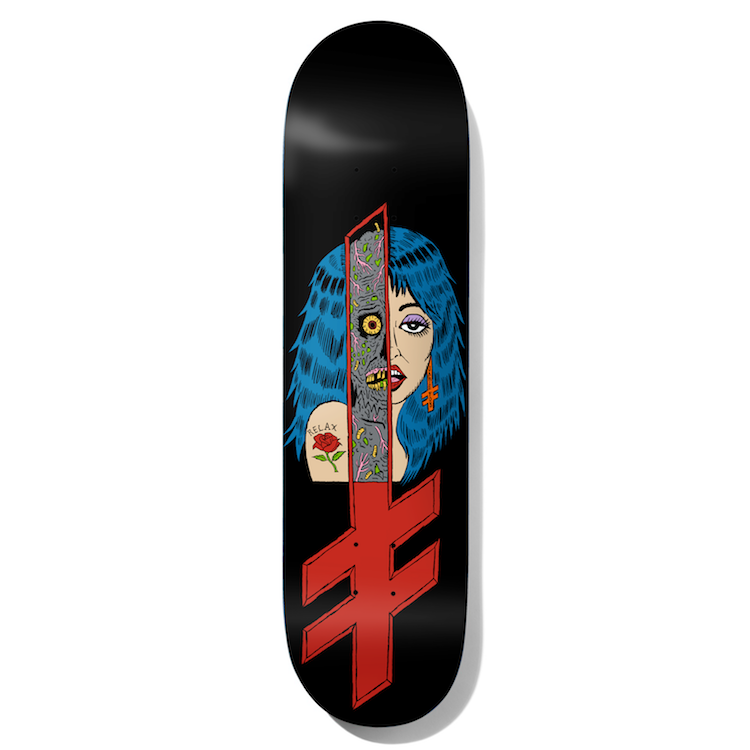 Deathwish Skateboards Jamie Foy Blasphemy Skateboard Deck 8.3875