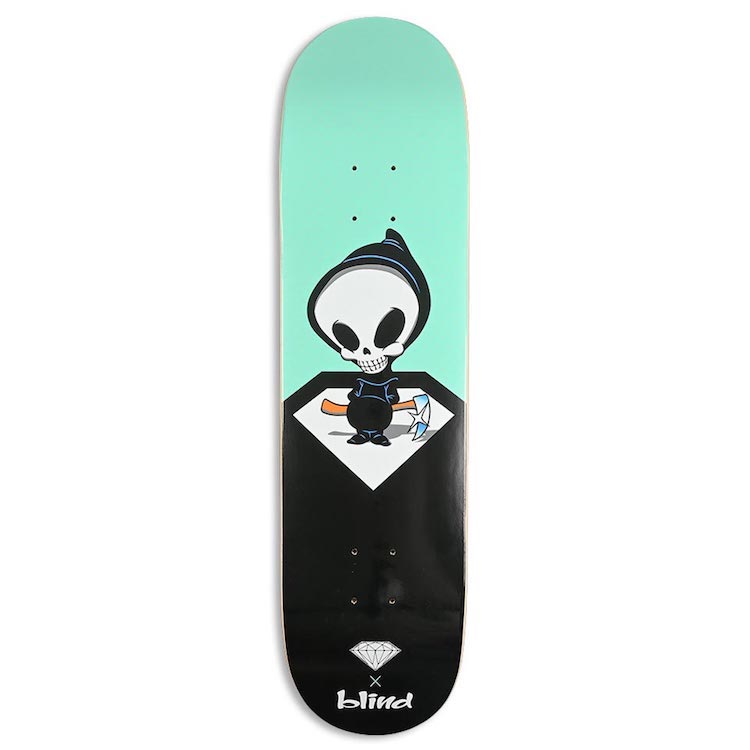 Diamond Supply Co. x Blind Reaper Skateboard Deck 8.25
