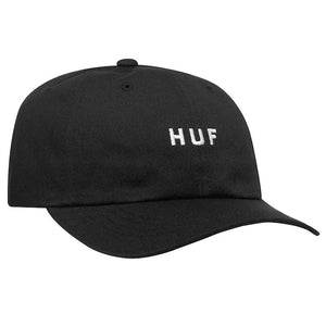 HUF OG Logo Curved Visor Cap Black