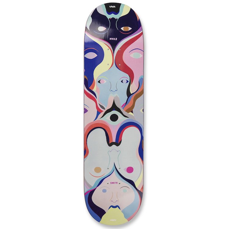 UMA Landsleds Colman Evan Smith Skateboard Deck 8.75