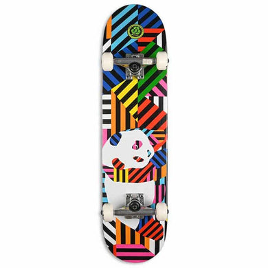 Enjoi Skateboards Panda Stripes Resin Complete Skateboard 7.75