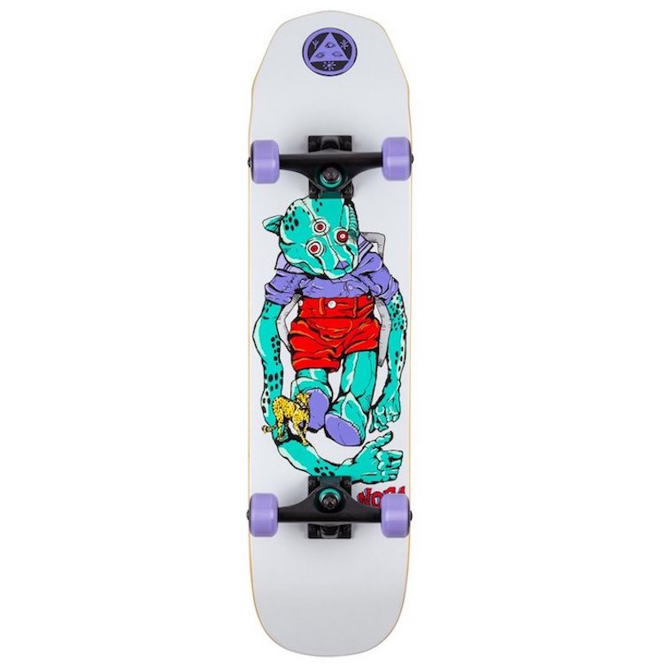 Welcome Skateboards Teddy Complete on Scaled Down Wicked Princess Complete Skateboard 7.75