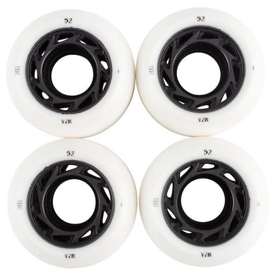 Orb Wheels Ghost Lites White/Black Skateboard Wheels 102a 52mm