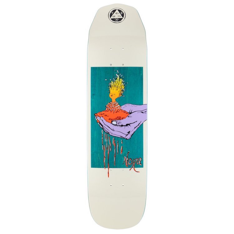 Welcome Skateboards Nora Vasconcellos Soil on Wicked Princess Skateboard Deck 8.125