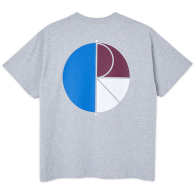 Polar Skate Co 3 Tone Fill Logo T-Shirt Sport Grey