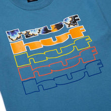 HUF Fractal S/S T-Shirt Blue