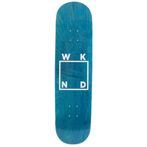 WKND Silver Glitter Logo Skateboard Deck 8.5"