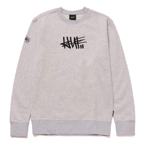 HUF X HAZE Handstyle 1 Sweatshirt Athletic Heather