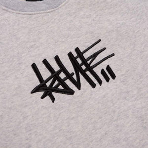 HUF X HAZE Handstyle 1 Sweatshirt Athletic Heather