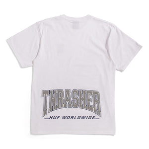 HUF X THRASHER High Point S/S T-Shirt White