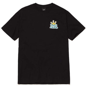 HUF Crown Logo S/S T-Shirt Black