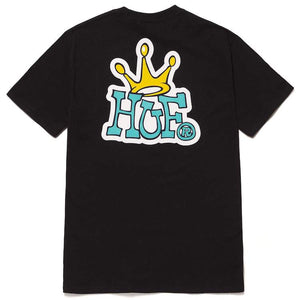HUF Crown Logo S/S T-Shirt Black
