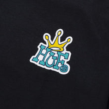 HUF Crown Logo S/S T-Shirt Black