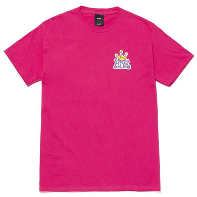 HUF Crown Logo S/S T-Shirt Sangria