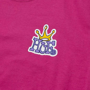 HUF Crown Logo S/S T-Shirt Sangria