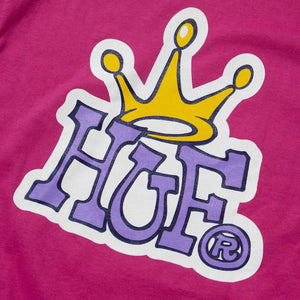 HUF Crown Logo S/S T-Shirt Sangria