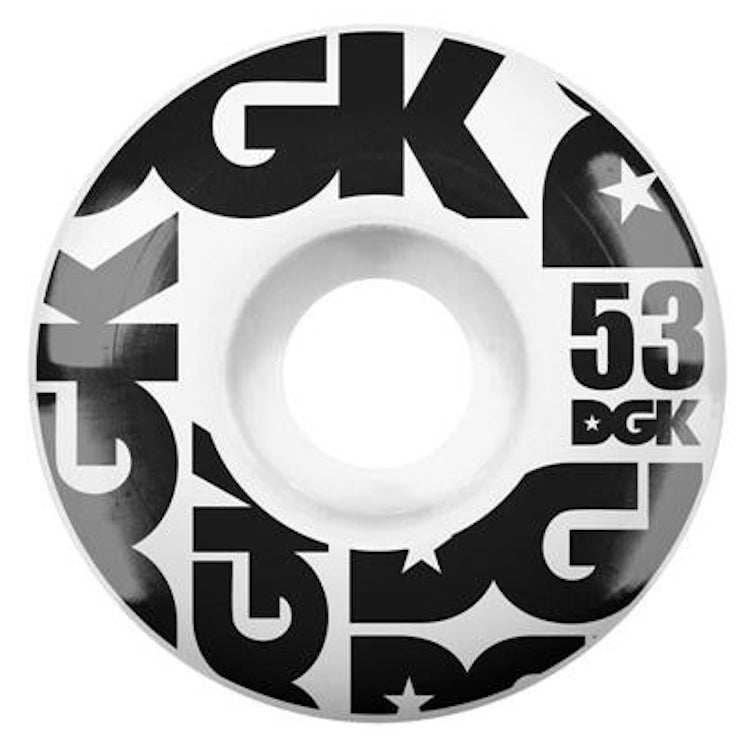 DGK Skateboards Street Formula Skateboard Wheels 101a 53mm