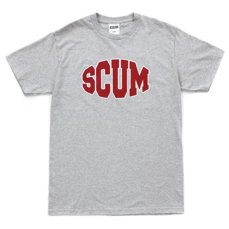 Fake Scum Collage Dropout T-Shirt Grey