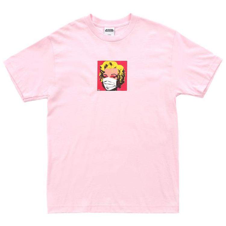Fake Scum Marylin Monmask T-Shirt Pink