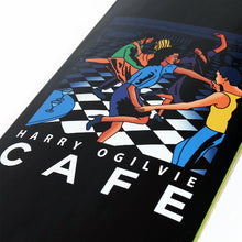 Skateboard Cafe Harry Ogilvie Old Duke Black Skateboard Deck 8.375"
