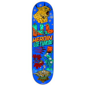Heroin Skateboards Lee Yankou Life Skateboard Deck 8.25"