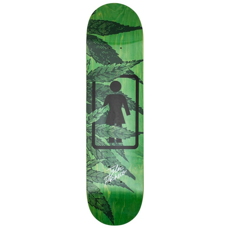 Girl Skateboards Tyler Pacheco Smoke Session One Off Skateboard Deck 8