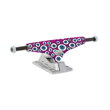 Krux Trucks K5 FOS Eyes 2 DLK Standard Silver/Pink Skateboard Trucks 8.25"