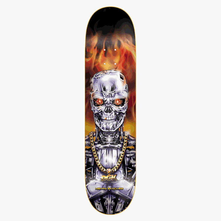 DGK Skateboards Henry Sanchez T2022 Lenticular Skateboard Deck 8.25