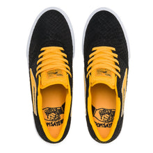 Lakai Manchester X Doomsayers Black/Gold Suede Shoes