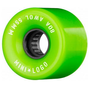 Mini Logo A.W.O.L Skateboard Wheels Green 80a 55mm