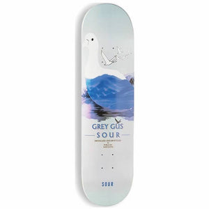 Sour Skateboards Grey Gus Skateboard Deck 8.25"