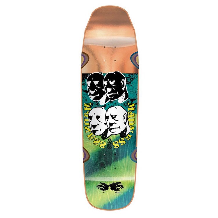 Madness Skateboards Bloc Head R7 Bronze Skateboard Deck 9''