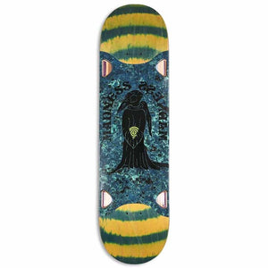 Madness Skateboards Birdie Perelson Green R7 Slick Skateboard Deck 8.375"