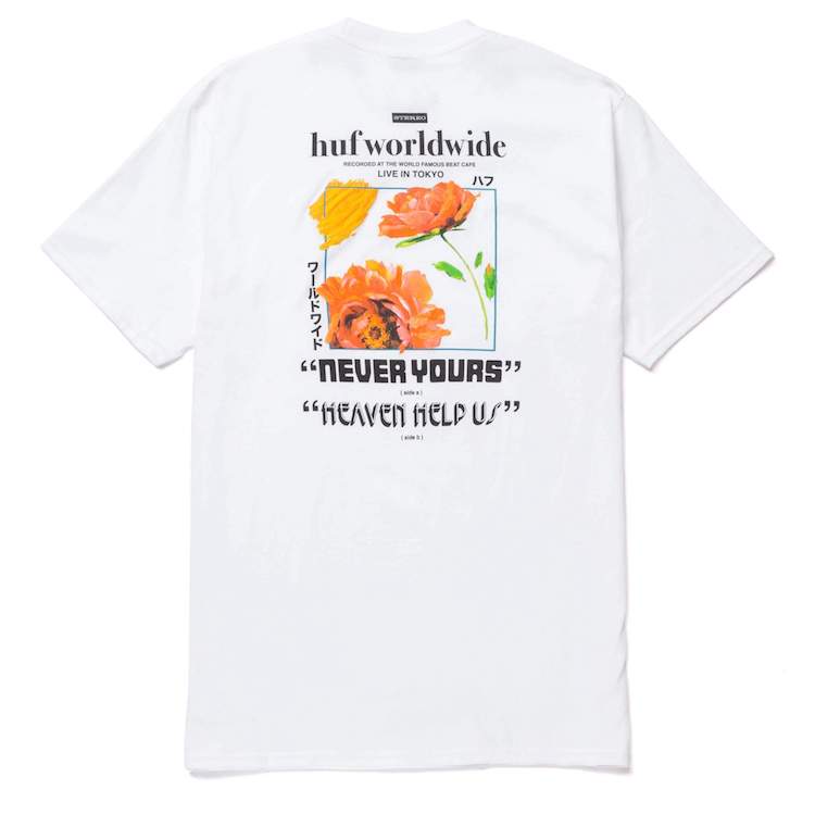 HUF Never Yours S/S T-Shirt White