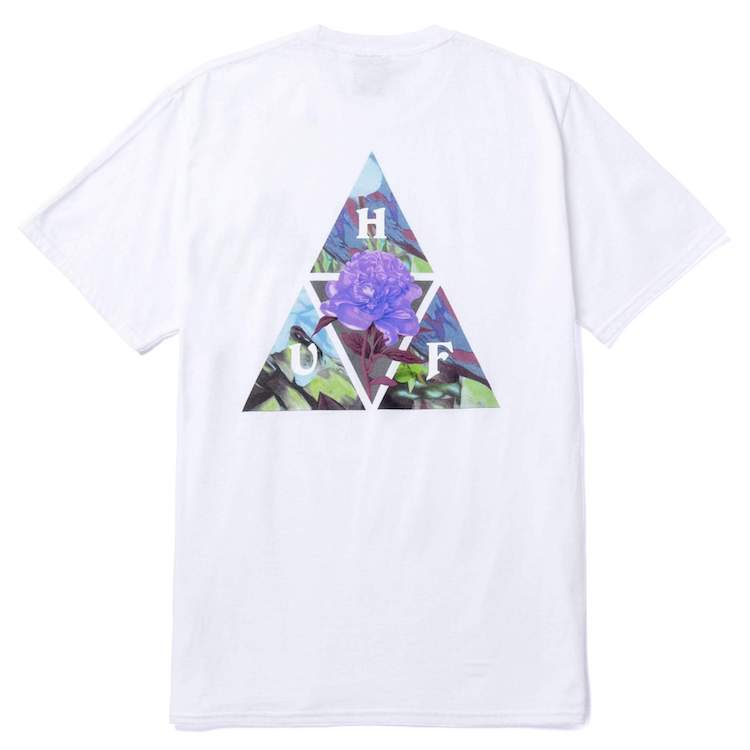 HUF New Dawn Triple Triangle S/S T-Shirt White