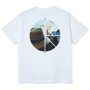 Polar Skate Co Notre Dame Fill Logo T-Shirt White