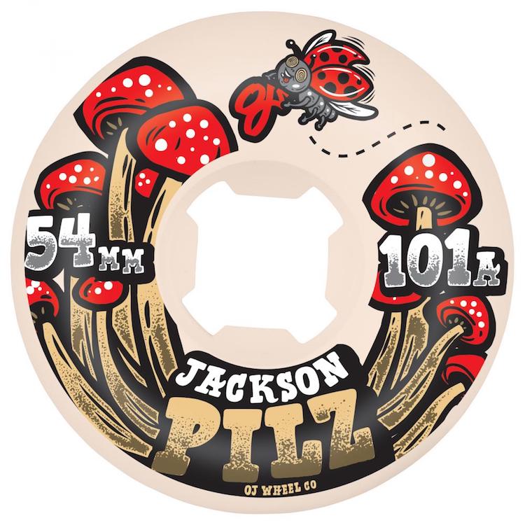 OJ Wheels Pilz Mushroom Bug Elite Mini Combo Skateboard Wheels 101a 54mm