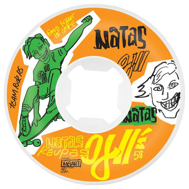 OJ Wheels Natas 2 Original Hardline Skateboard Wheels 95a 58mm