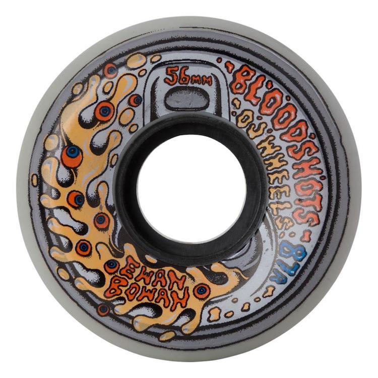 OJ Wheels Bowman Bloodshots Keyframe Skateboard Wheels 87a 56mm