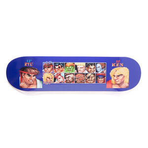 HUF X STREETFIGHTER Players Select Skateboard Deck 8.25"