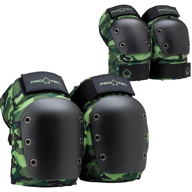 Pro-Tec Adult Street Knee/Elbow Pad Set Camo