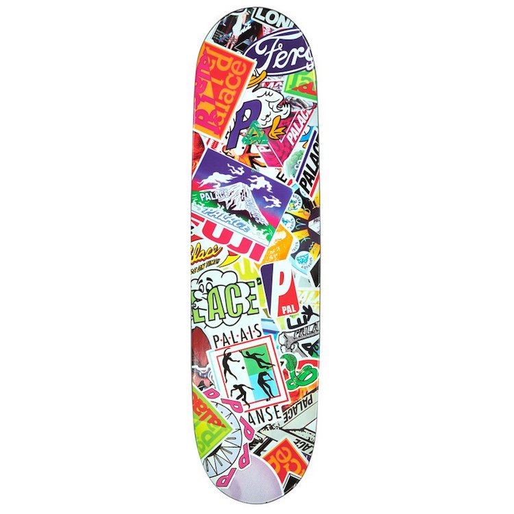 Palace Skateboards Sticker Pack Slick Skateboard Deck 8.6