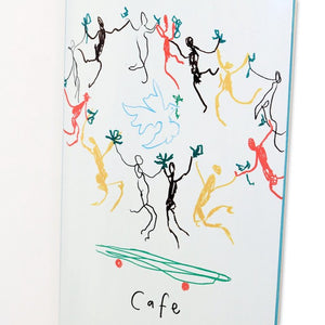 Skateboard Cafe Peace Skateboard Deck 8.25"