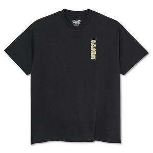 Polar Skate Co Vertical Logo T-Shirt Black