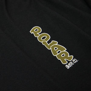 Polar Skate Co Vertical Logo T-Shirt Black