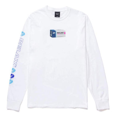 HUF Relax L/S T-Shirt White